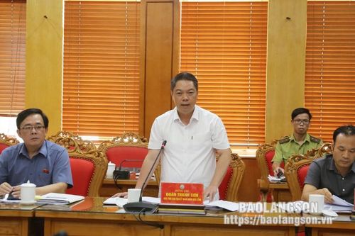 Hội đồng Dân tộc của Quốc hội khảo sát tình hình thực hiện chính sách, pháp luật về rừng tại Lạng Sơn