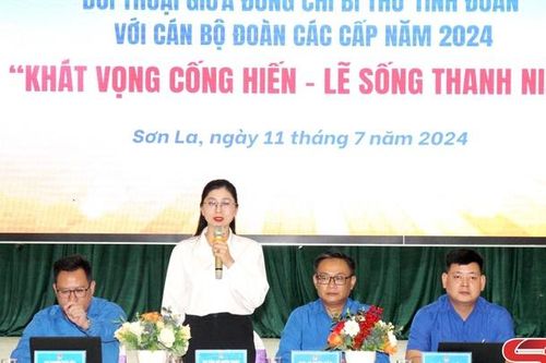 Bí thư Tỉnh đoàn đối thoại với cán bộ đoàn các cấp