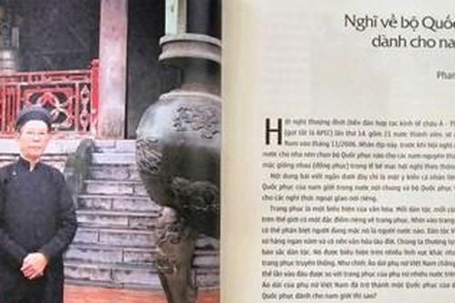 Hành trình áo dài từ đời thực lên sách