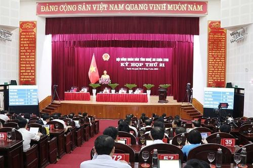 Nghệ An: Bế mạc Kỳ họp thứ 21, HĐND tỉnh khóa XVIII