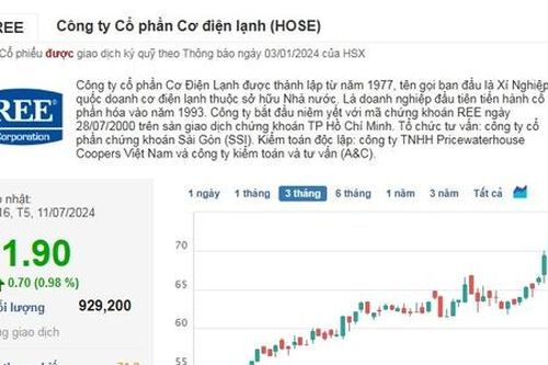 Cổ phiếu công ty đầu tiên niêm yết tại Việt Nam tiến sát đỉnh lịch sử nhờ 'cá mập' Singapore gom mạnh