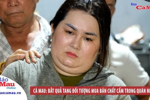 Cà Mau: Bắt quả tang đối tượng mua bán chất cấm trong quán nhậu