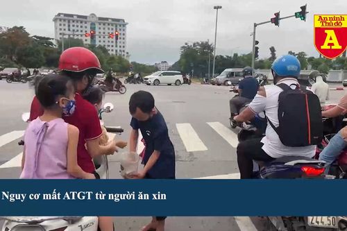 Nguy cơ mất ATGT từ người ăn xin