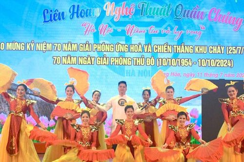 Nhiều hoạt động sôi nổi, ý nghĩa kỷ niệm 70 năm giải phóng Ứng Hòa
