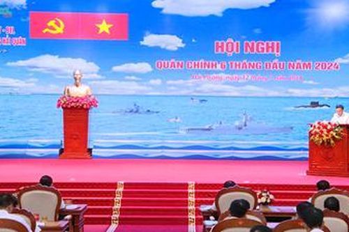 Đảng ủy, Bộ tư lệnh Quân chủng Hải quân tổ chức Hội nghị quân chính 6 tháng đầu năm 2024