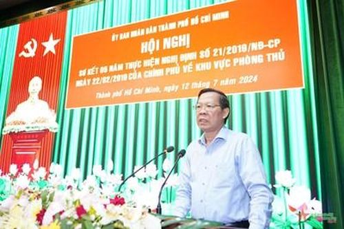 TP Hồ Chí Minh tăng cường xây dựng khu vực phòng thủ