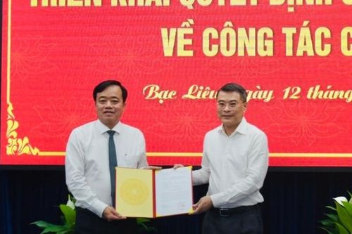 Chủ tịch UBND tỉnh Cà Mau được điều động giữ chức Phó Bí thư Tỉnh ủy Bạc Liêu
