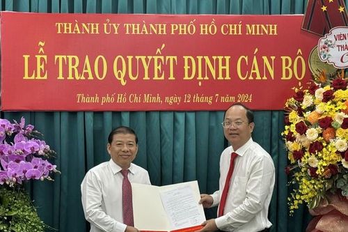 Ông Nguyễn Thanh Sang giữ chức Phó Trưởng Ban Nội chính Thành ủy TP HCM