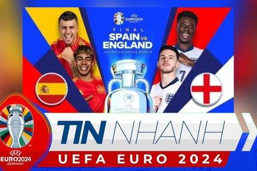 TIN NHANH EURO 2024: Anh và Tây Ban Nha, lịch sử nghiêng về ai?