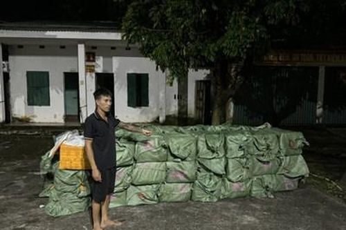 Phát hiện vụ vận chuyển hơn 3 tấn nầm lợn không rõ nguồn gốc