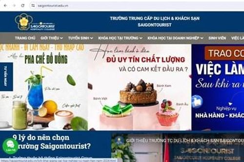 Nhiều sai phạm tại trường Trung cấp Du lịch và khách sạn Saigontourist