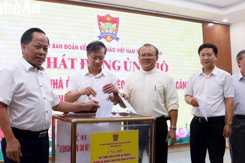 Đồng bào công giáo Nghệ An tích cực tham gia các phong trào thi đua yêu nước