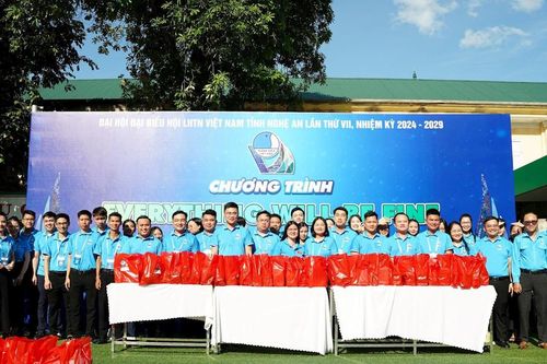 Đại biểu Đại hội Hội Liên hiệp thanh niên Việt Nam tỉnh Nghệ An triển khai nhiều hoạt động an sinh xã hội ý nghĩa