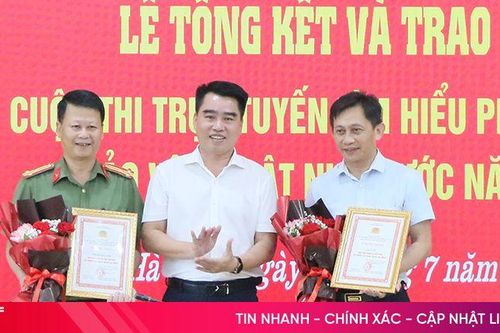 Trao 13 giải Cuộc thi trực tuyến 'Tìm hiểu pháp luật về bảo vệ bí mật Nhà nước'