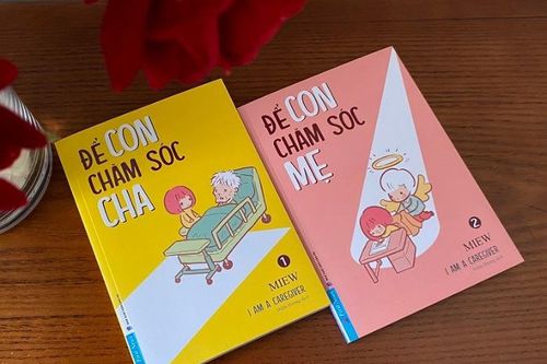 Bộ sách 'I am a caregiver' - bệnh tật, cái chết và lời nhắc nhở cho những đứa con