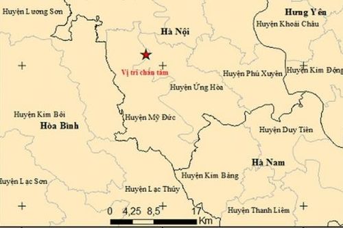 Việt Nam ghi nhận 126 trận động đất từ 2,5 đến 4,1 độ