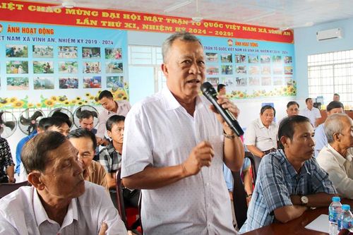 Cử tri tỉnh An Giang gửi gắm nhiều ý kiến