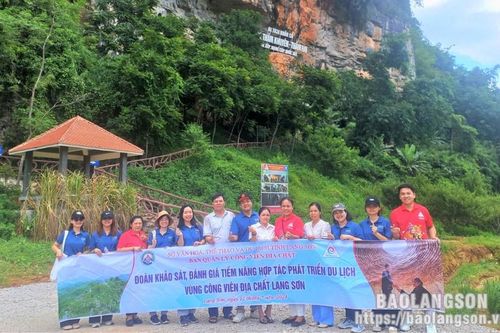 Khảo sát, đánh giá tiềm năng hợp tác phát triển du lịch vùng Công viên địa chất Lạng Sơn