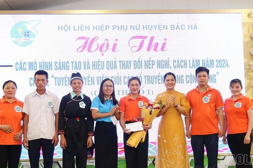 Bắc Hà: Sôi nổi hội thi tuyên truyền viên giỏi các tổ truyền thông cộng đồng