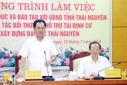 Tập trung tháo gỡ vướng mắc về mặt bằng để xây dựng Đại học Thái Nguyên