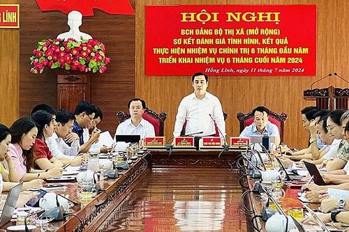 Hồng Lĩnh (Hà Tĩnh): Tập trung huy động nguồn lực xây dựng thị xã đạt chuẩn đô thị văn minh vào năm 2025