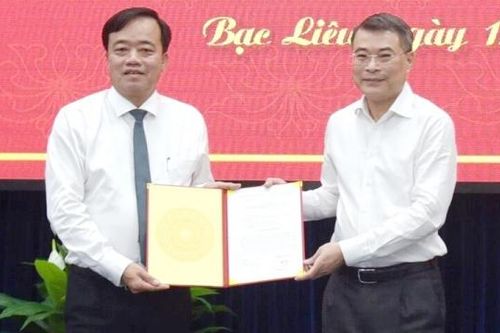 Bạc Liêu có tân Phó Bí thư Tỉnh ủy