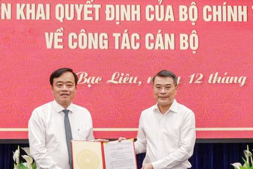 Chủ tịch UBND tỉnh Cà Mau làm Phó Bí thư Tỉnh ủy Bạc Liêu