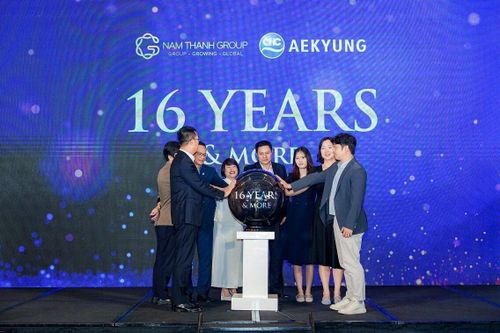 Nam Thành Group và Aekyung tri ân đối tác 16 năm đồng hành