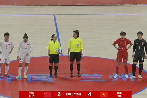 Tuyển futsal nữ Việt Nam thắng ấn tượng chủ nhà Trung Quốc