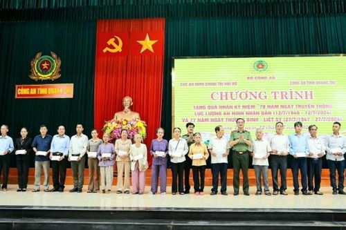 Nhiều hoạt động ý nghĩa nhân kỷ niệm 78 năm Ngày truyền thống lực lượng An ninh nhân dân