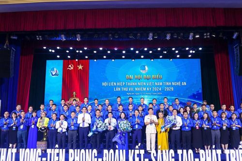 Phiên trọng thể Đại hội Hội Liên hiệp Thanh niên Việt Nam tỉnh Nghệ An