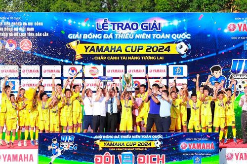 Sông Lam Nghệ An lần thứ 11 lên ngôi tại Giải bóng đá Thiếu niên toàn quốc