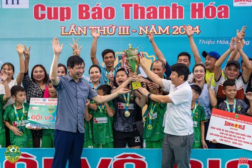 Vinh danh các cá nhân, tập thể xuất sắc tại Giải Bóng đá Nhi đồng Cup Báo Thanh Hóa lần thứ III - năm 2024