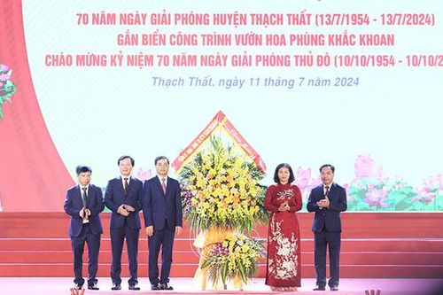 Thạch Thất – Hà Nội: Phát triển theo hướng đô thị xanh, bền vững