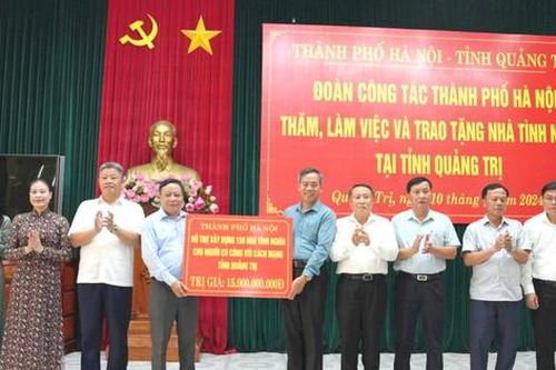 Hà Nội và Quảng Trị chung sức, chung lòng thực hiện tốt công tác tri ân người có công