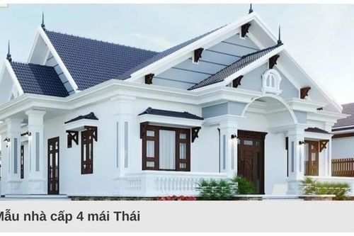 Mê mẩn 10 mẫu nhà cấp 4 mái thái phổ biến nhất hiện nay