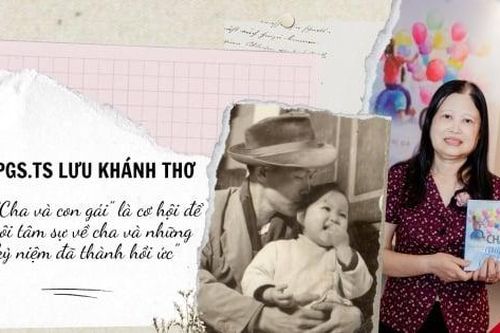 PGS.TS Lưu Khánh Thơ: 'Cha và con gái' là cơ hội để tôi trải lòng những hồi ức về cha'