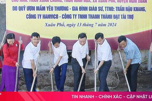 Hỗ trợ gần 200 triệu đồng giúp thương binh xây nhà mới