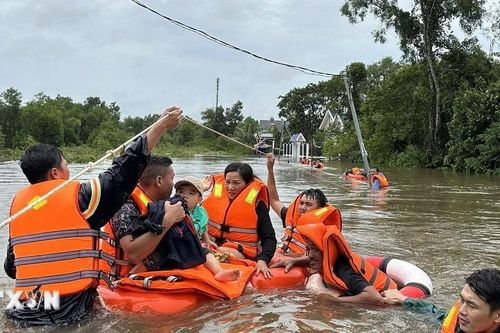 Mưa lớn kéo dài gây ngập nước cục bộ trên đảo Phú Quốc