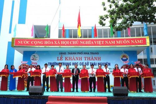 Khánh thành Trường THCS Thái Nguyên, TP. Nha Trang