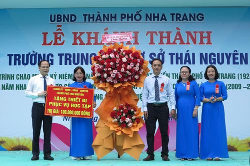 Khánh thành Trường THCS Thái Nguyên tại Nha Trang