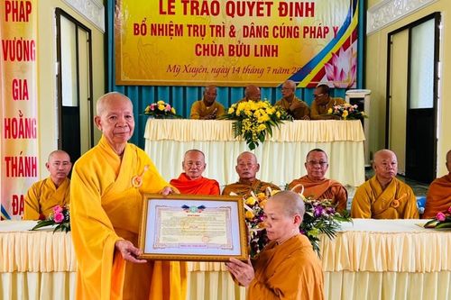 Sóc Trăng: Lễ bổ nhiệm trụ trì chùa Bửu Linh và dâng pháp y cúng dường