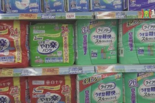 Dân số già hóa thay đổi ngành tã bỉm Nhật Bản