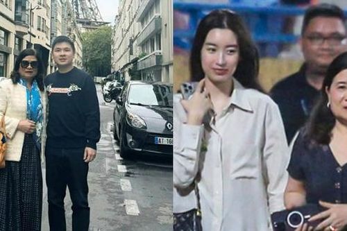 Mẹ chồng Hoa hậu Đỗ Mỹ Linh du lịch trời Âu cùng con trai út