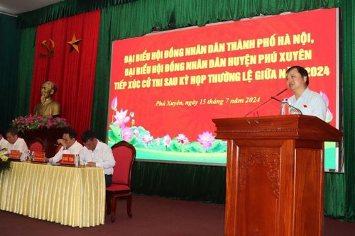 Cử tri huyện Phú Xuyên đề nghị đẩy nhanh xây dựng NTM nâng cao, kiểu mẫu