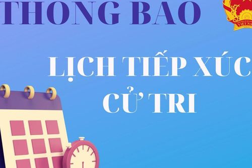Lịch tiếp xúc cử tri của đại biểu HĐND Thành phố tại Hoàn Kiếm, Đan Phượng