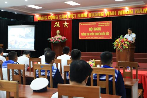 Vùng 3 Hải quân đẩy mạnh tuyên truyền về tình hình biển đảo