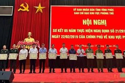 Thực hiện tốt xây dựng khu vực phòng thủ trên địa bàn tỉnh Vĩnh Phúc