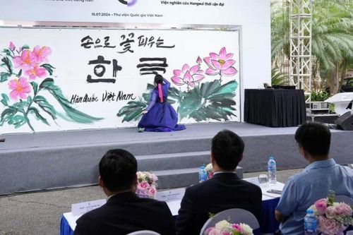 Khai mạc chuỗi hoạt động quảng bá nghệ thuật chữ viết Hàn Quốc tại Hà Nội