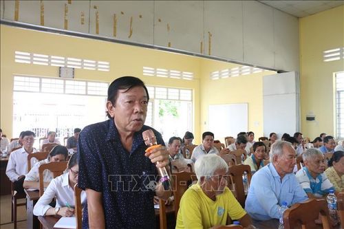 Quan tâm giải quyết những kiến nghị của cử tri